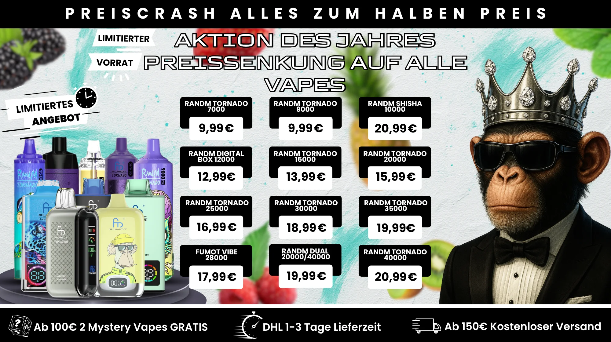 Exklusive RandM Vapes & Aromen